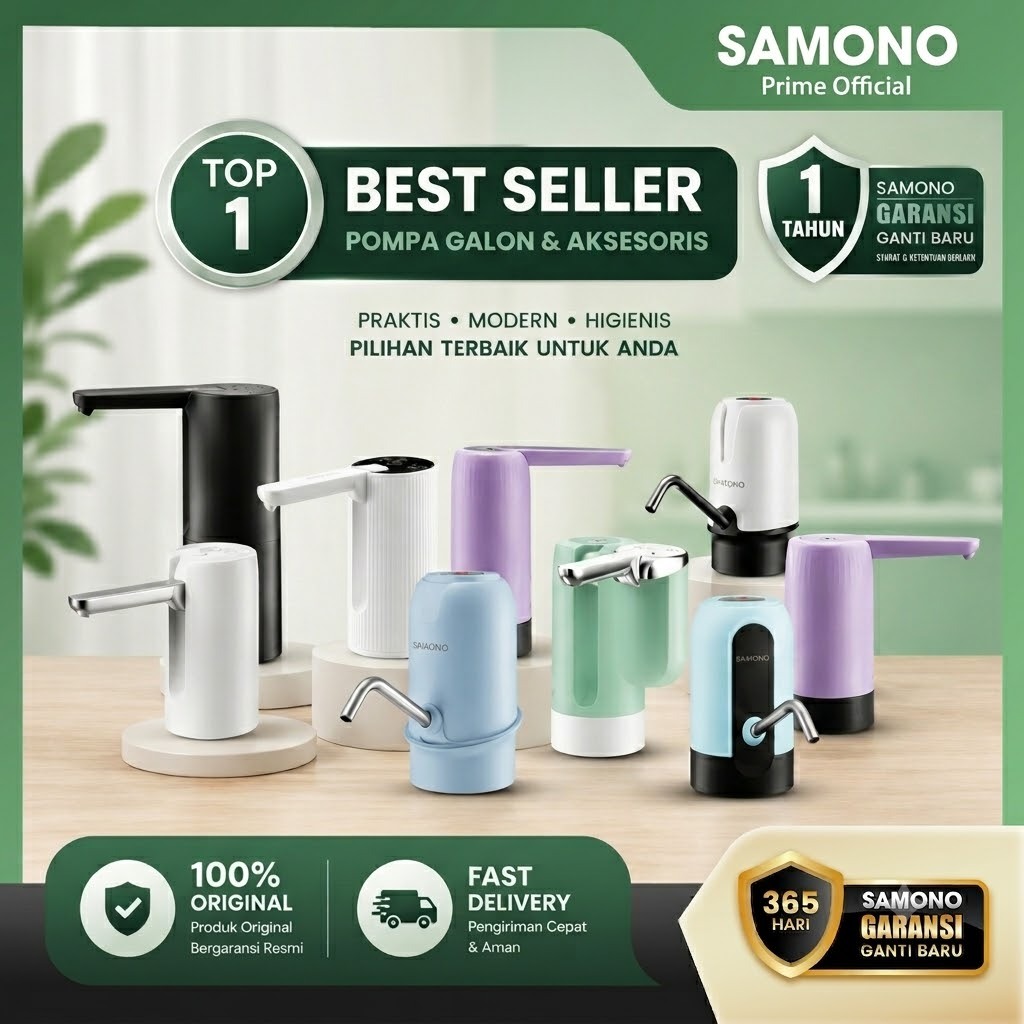 TERMURAH SAMONO Best Seller Pompa Air Galon Pompa Galon Elektrik Pompa Air Galon Elektrik Pencetan A