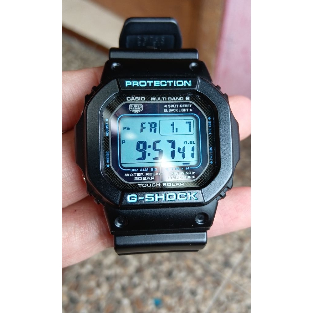 Casio G-Shock GW-M5610BA Tough Solar Second/Bekas/Preloved