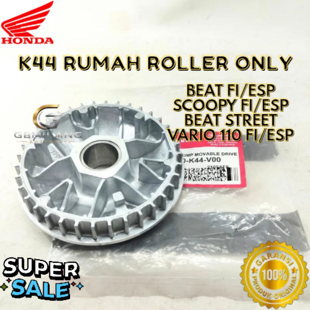RUMAH ROLLER ONLY KODE K44, RUMAH ROLLER ONLY BEAT FI/ESP, RUMAH ROLLER ONLY SCOOPY FI/ESP, RUMAH RO