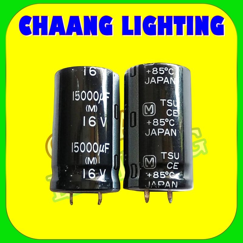 ELCO 15000UF 16V AUDIO 15000uf 16Volt CAPASITOR 15.000UF 16VOLT JAPAN KAPASITOR ELKO 15.000UF 16V 15