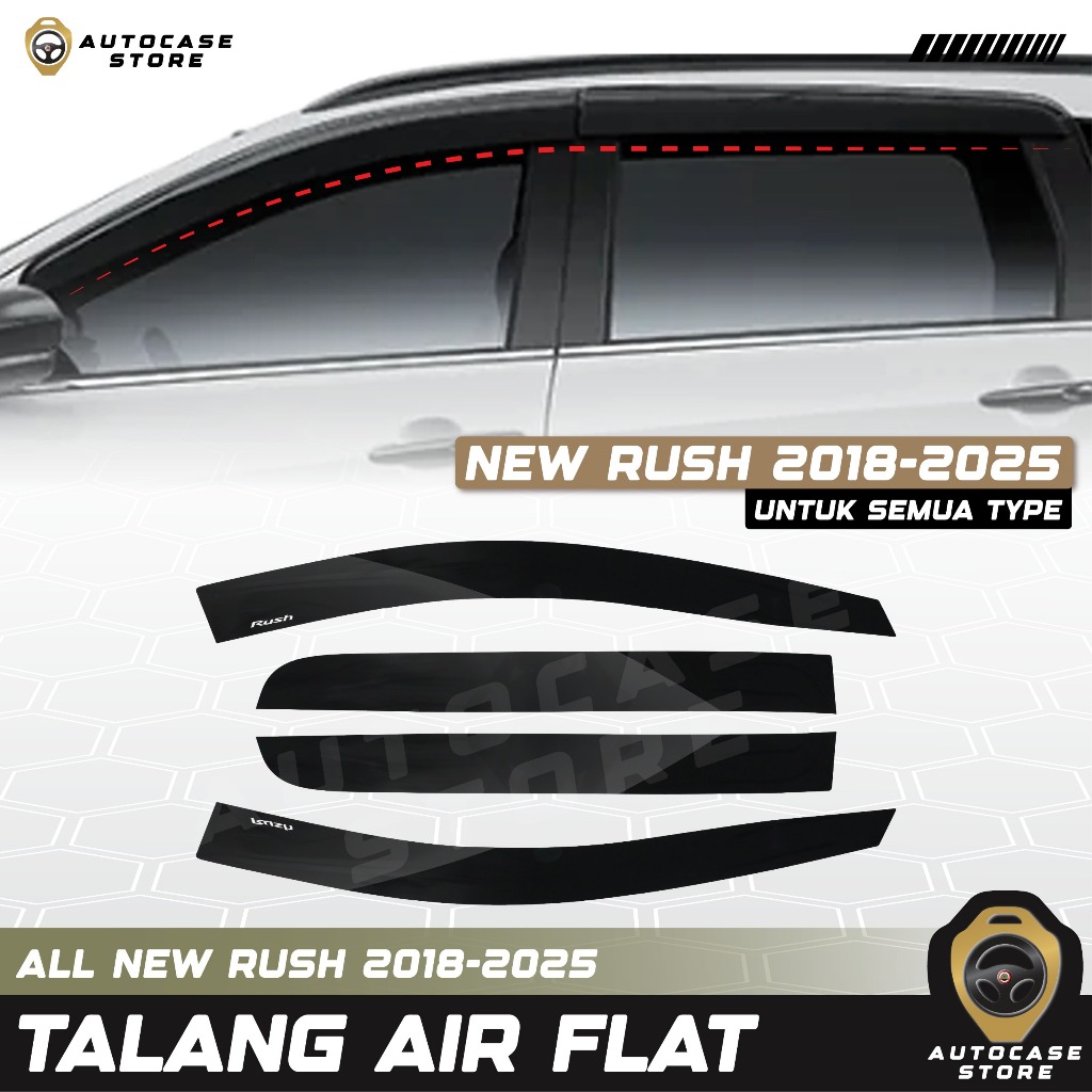 TALANG AIR FLAT ALL NEW RUSH 2018-2025 UP ALL TYPE AKSESORIS MOBIL PNP
