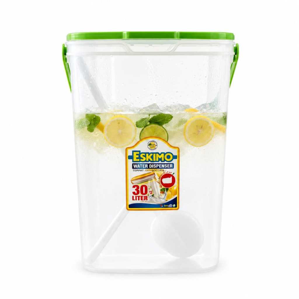 Dispenser Minuman 30 Liter Tempat Es Sirup Teh Poci Jumbo
