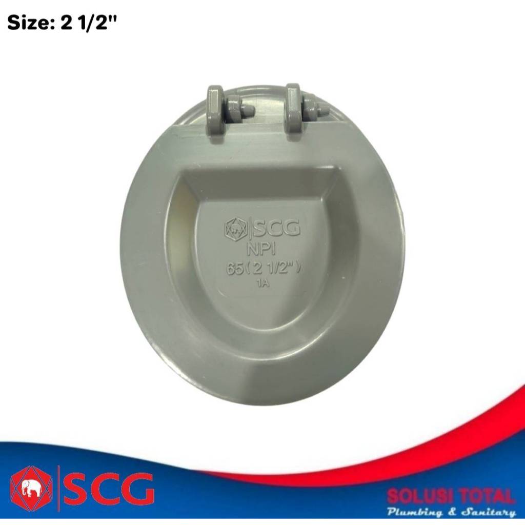 Ecoliving_ Backflow Valve 2 1/2" Scg Klep Pipa 2 1/2 Inch Scg