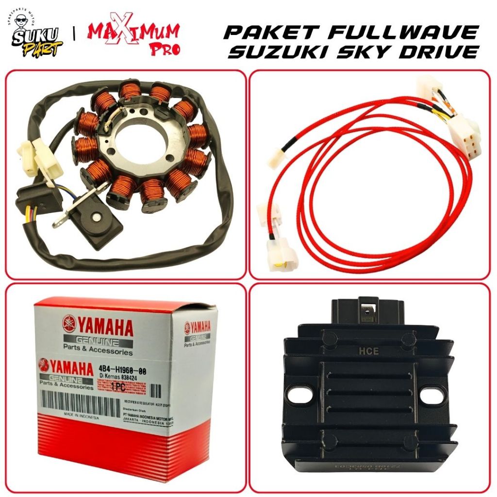 KABEL FULLWAVE SUZUKI SKY DRIVE PAKET FULLWAVE SUZUKI SKYDRIVE SET KIPROK SET SPULL KIPROK N MAX TIG