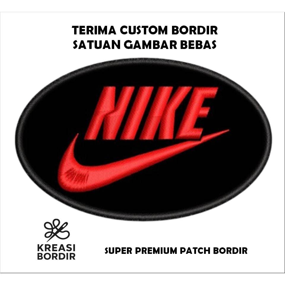 EMBLEM PATCH BORDIR LOGO NIKE OPAL - Kreasibordir.id