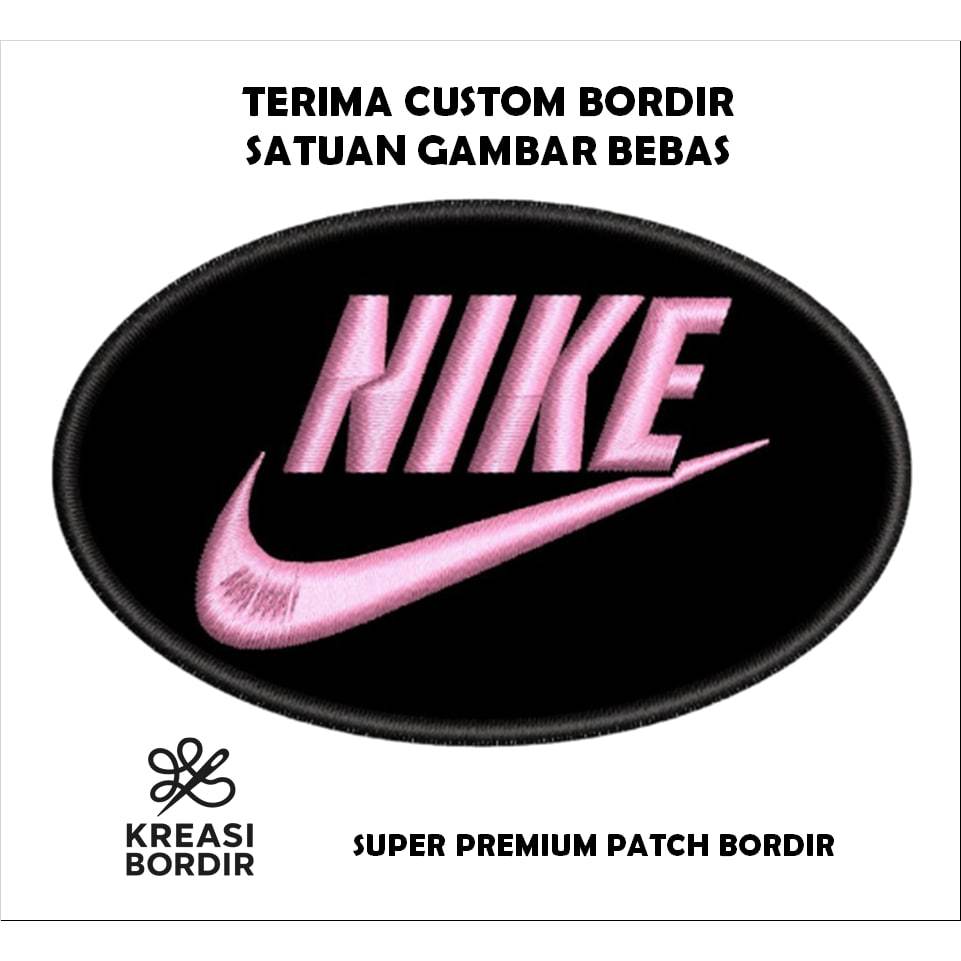 EMBLEM PATCH BORDIR LOGO NIKE OPAL - Kreasibordir.id