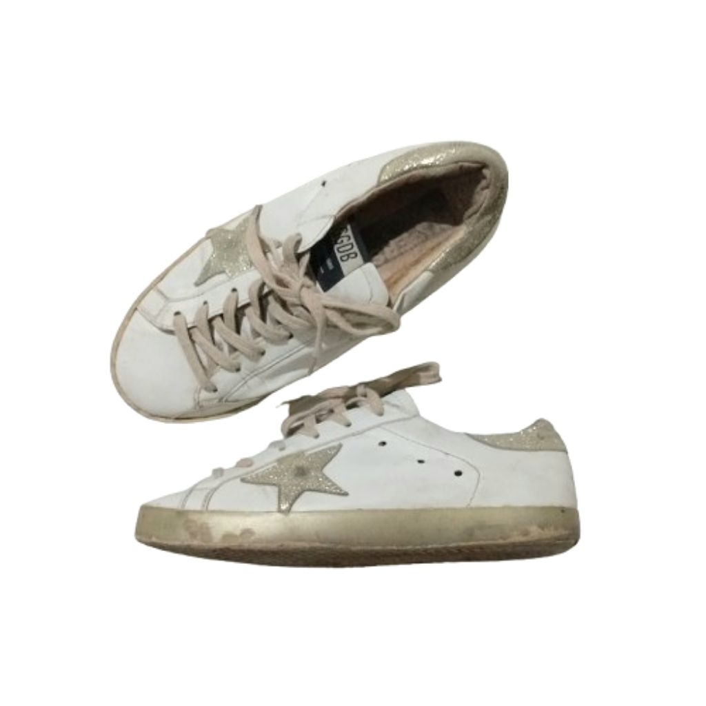 Sepatu / Shoes Golden Goose Deluxe Brand Superstar White Gold Men Women GGDB