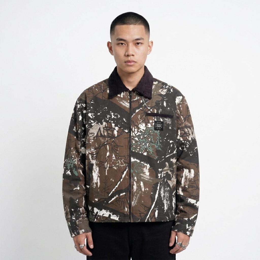 FRDM Streetwear Work Jacket Camo Freedom