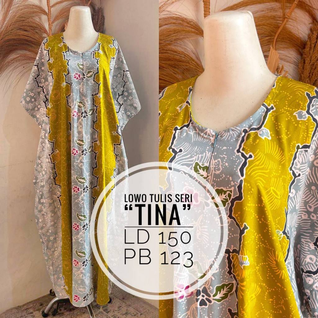 LAMOZA Daster Batik Tulis Lowo Kalong Jumbo Busui Batik Cap Pekalongan Daster Rayon Batik Daster Bat