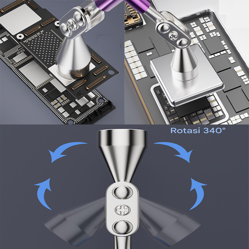 Alat Pemisah Angkat PCB motherboard Handphone Papan Utama Ekor Steker Pengambil kunci baut Magnet Ku