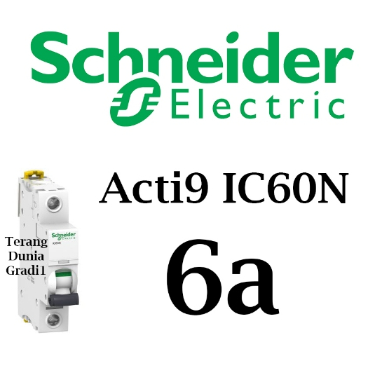 MCB Schneider 6amper IC60 MCB Acti9 6 amper MCB IC60 Schneider Acti9 6a a9f74106 MCB IC60N Schneider