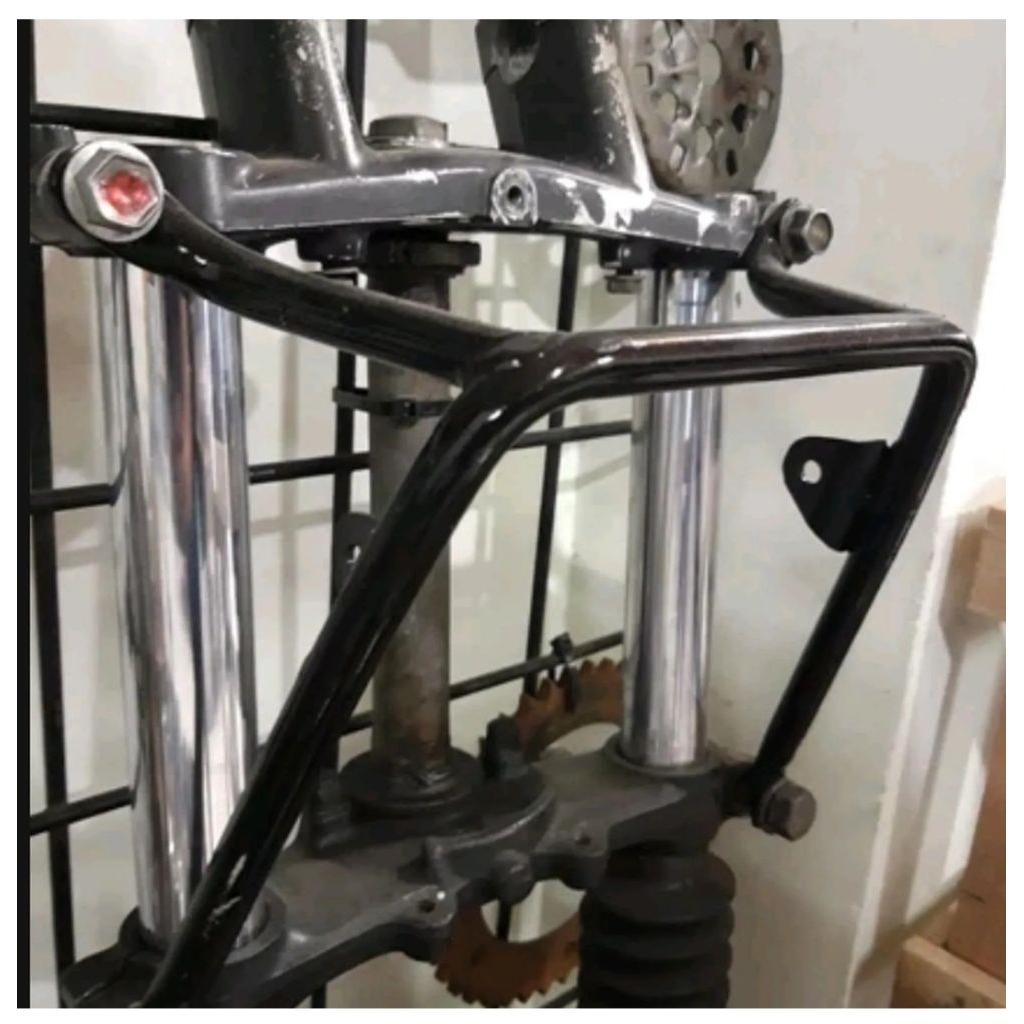 Braket lampu mini persegi TS125 dudukan lampu mini TS 125 lampu depan TS125 lampu variasi trail TS 1