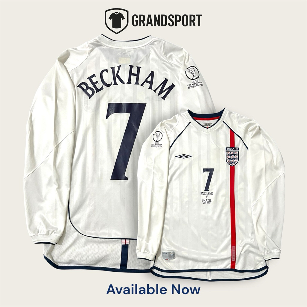 Original Jersey England 2002 Home Long Sleeve