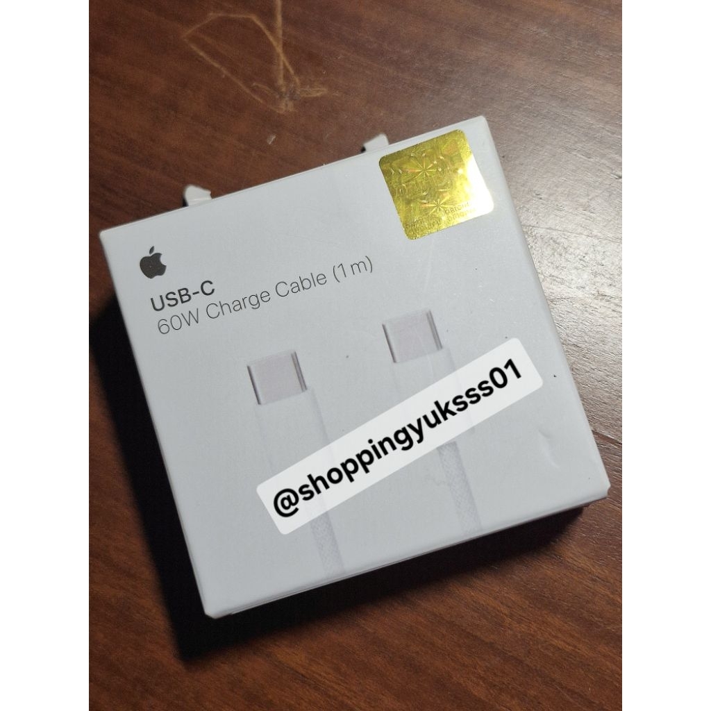KABEL TYPE C TO C APPLE PRELOVED SALAH BELI WITH BOX