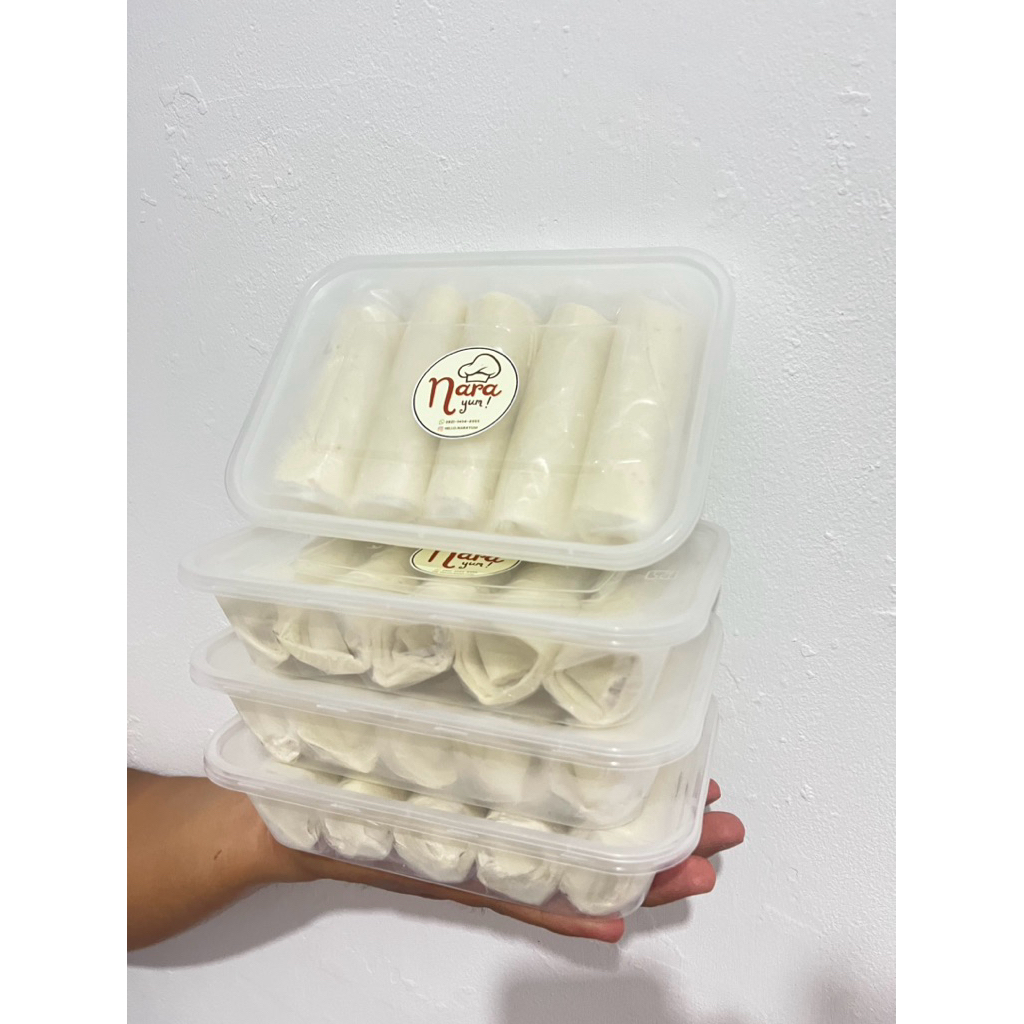 KEBAB MINI PISANG COKLAT FROZEN - HOMEMADE ISI 5 KEBAB