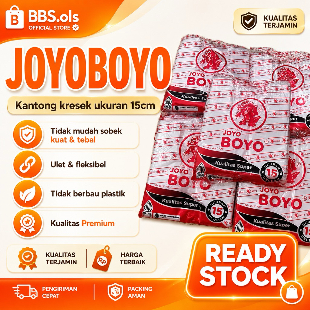 Kantong Kresek Joyoboyo 15cm - Tebal & Kuat - 1 pack