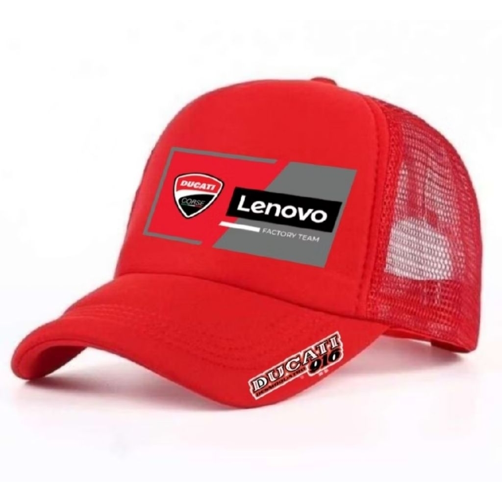 TOPI TRUCKER DUCATI LENOVO FACTORY RACING MOTO GP