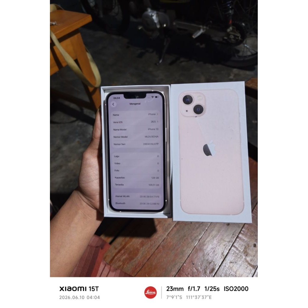 iPhone 13 128gb mulus nominus