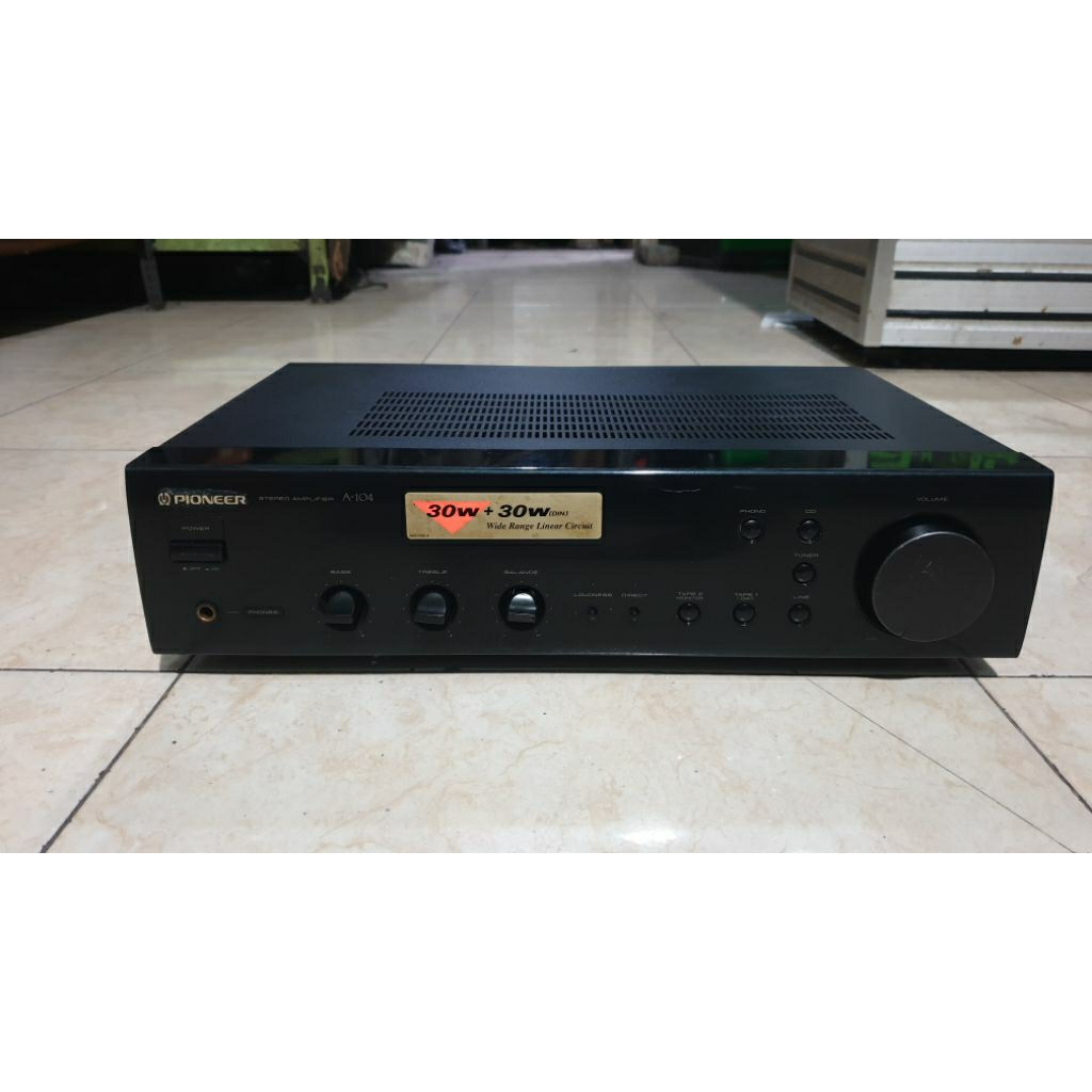 power amplifier vintage stereo intergrated PIONEER A-104 second bekas normal siap pakai sudah di tes