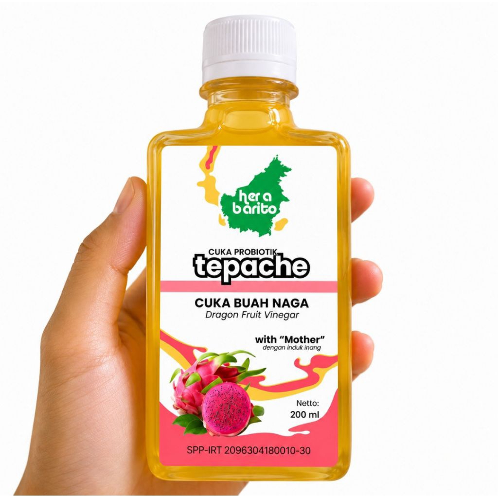 Minuman Probiotik Tepache Cuka Buah Naga 200 ml