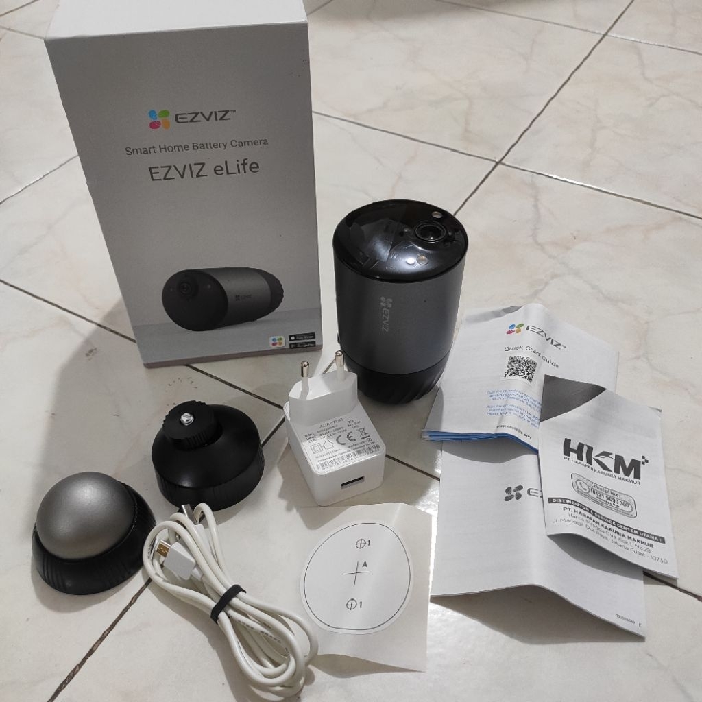 Cctv outdoor ezviz bc1c baterai like new murah