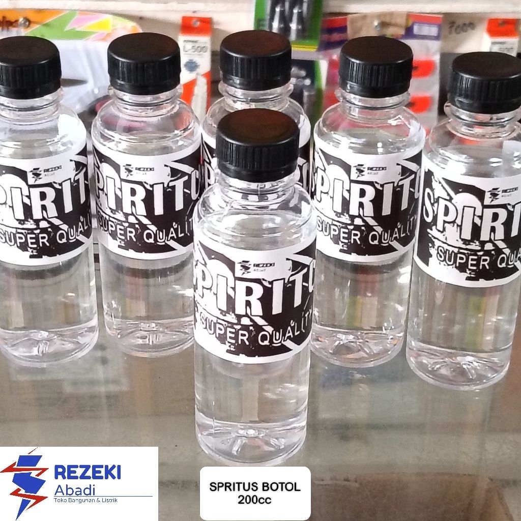 Spritus Botol Bening 200ml