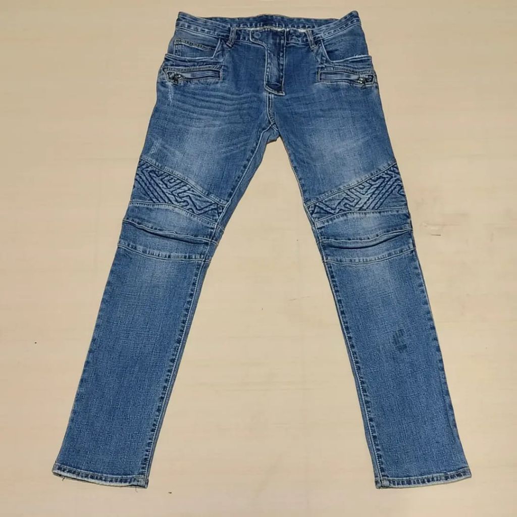 Balmain Y2K Biker Jeans Original