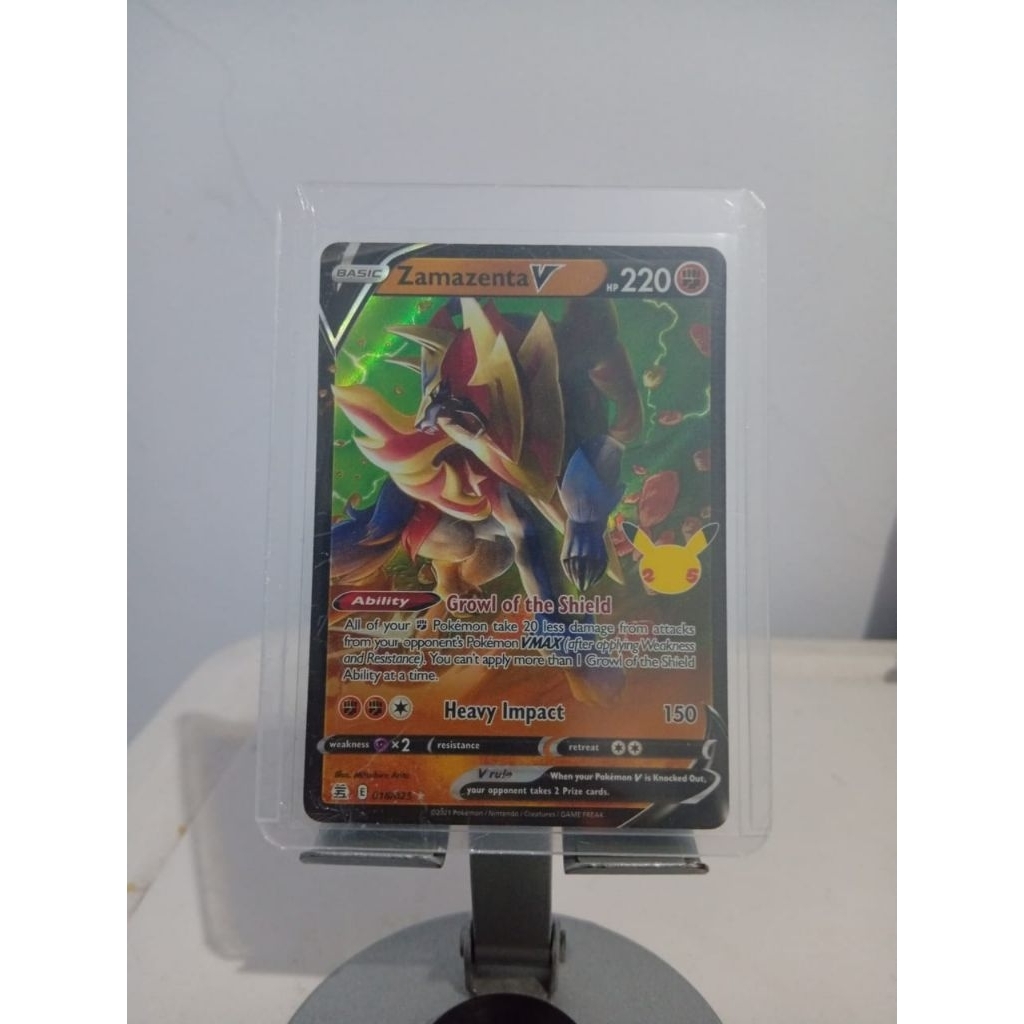 Kartu Pokemon Zamazenta V 18/25