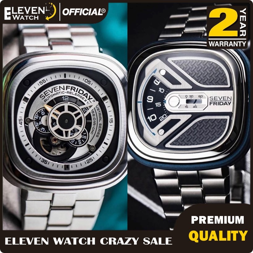 [Promo] Jam Tangan Pria Seven Friday / SF M1B/01 - M1B/01M , S1/01 - S1/01M , P1B/01 - P1B/01M Autom