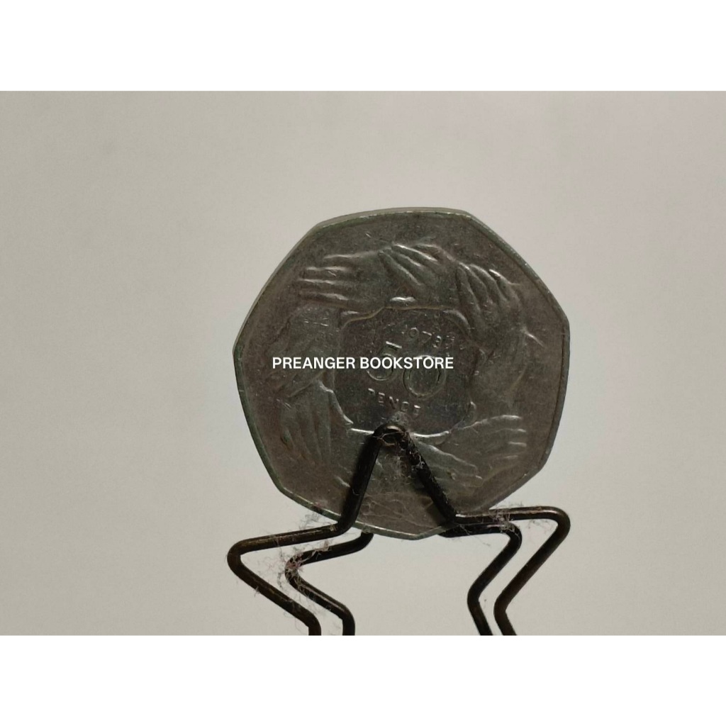 Koin Kuno Inggris 50 Pence 1973 Peringatan Masuknya Inggris ke EEC (European Economic Community) - R