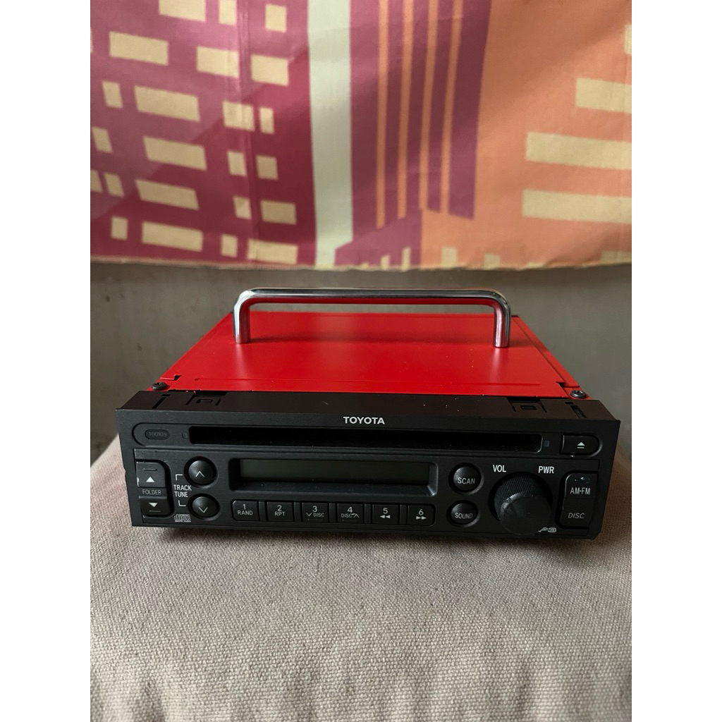 CD Player SJP-02 Red Version | Pemutar CD Audio Musik | CD Player Jadul Vintage