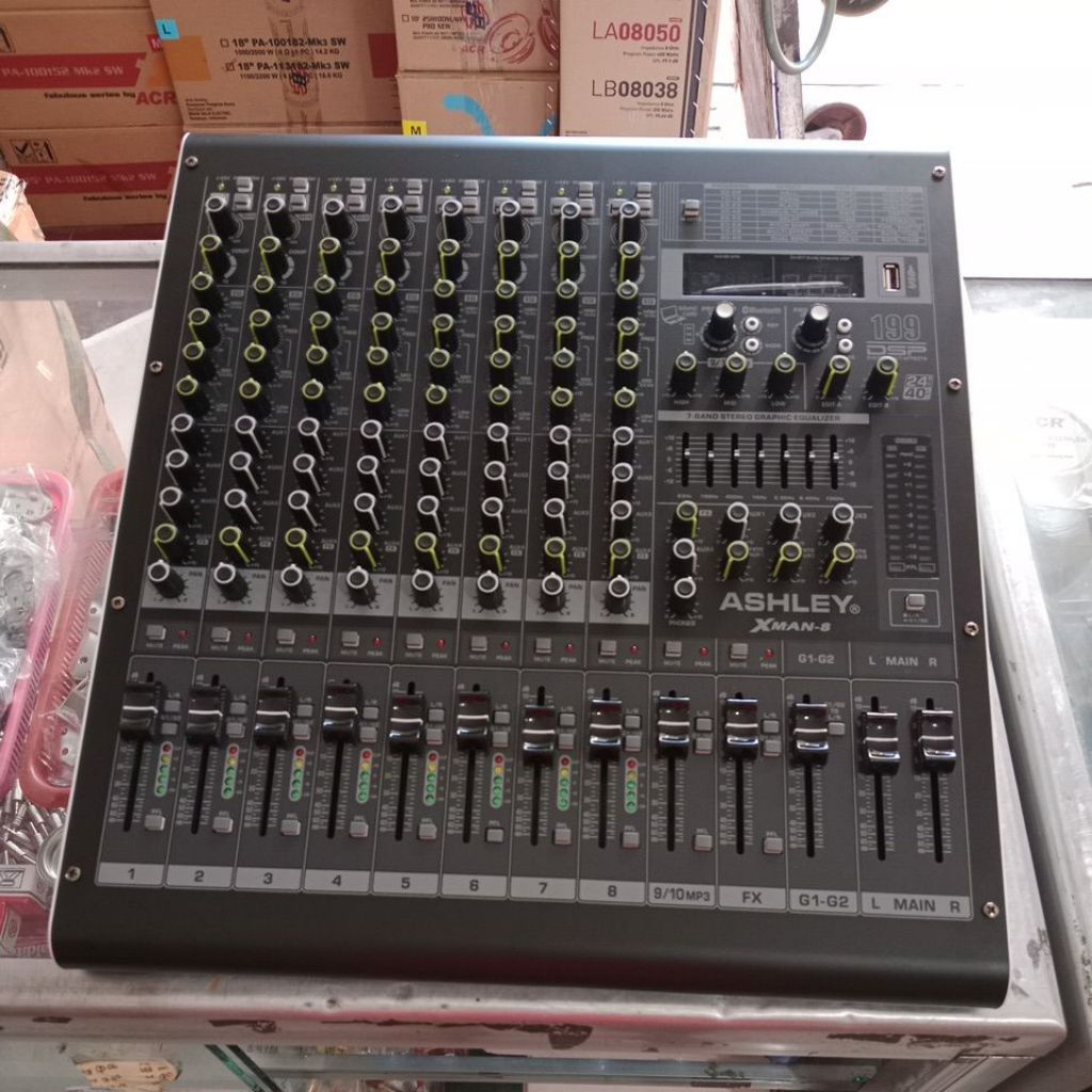 MIXER ASHLEY XMAN-8 / MIXER ASHLEY XMAN8 / MIXER ASHLEY XMAN 8 ORIGINAL