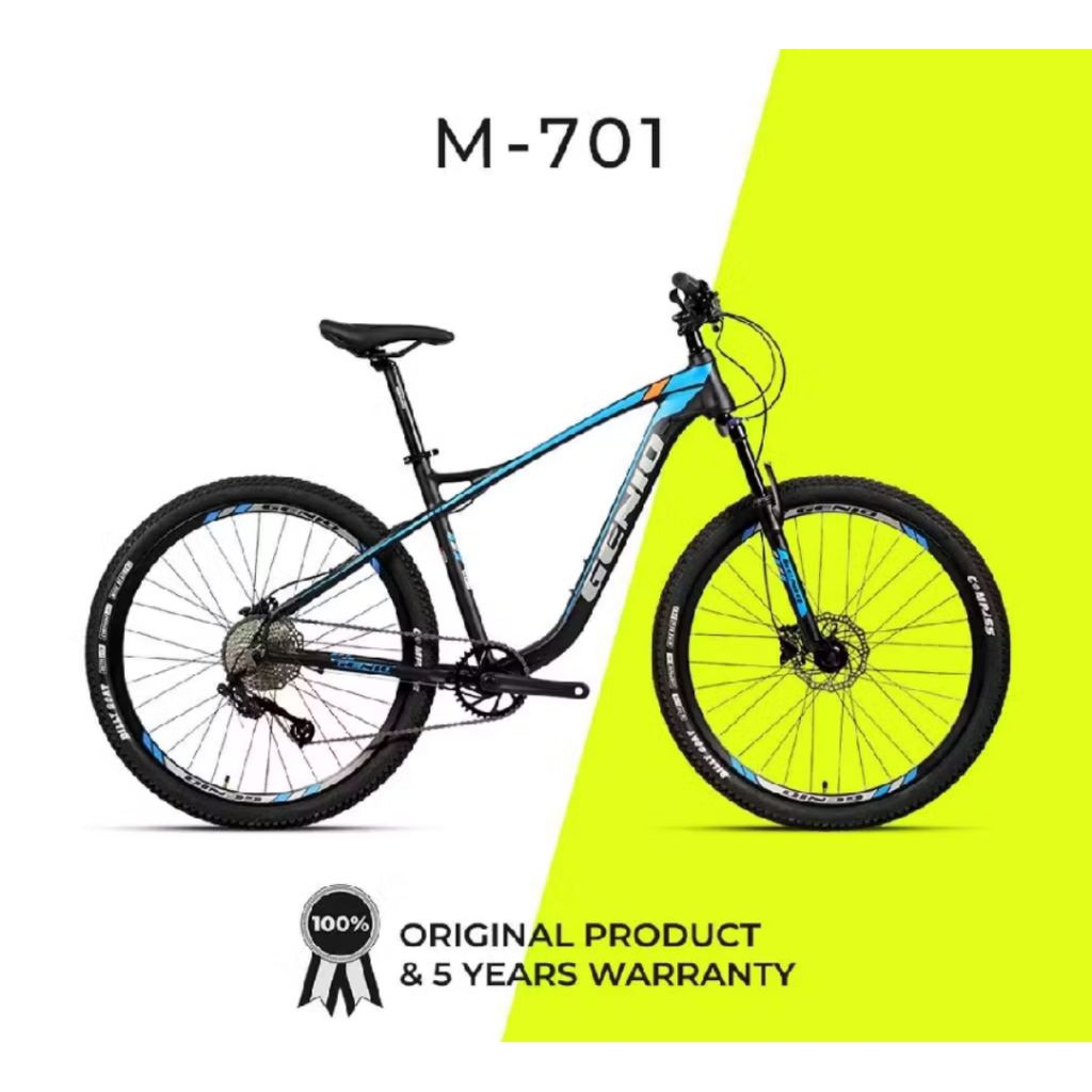 Sepeda MTB 27,5 inch Genio M701 Hydraulic Sensah 10 speed