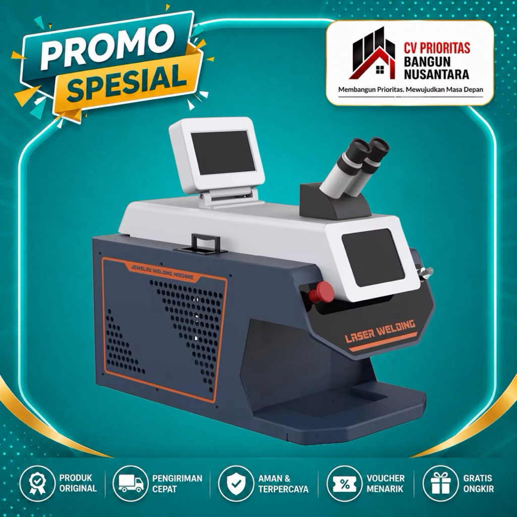 Jewelry Laser Welding Machine 150W YAG Laser Spot Welder Mesin Las Laser Perhiasan Emas Perak Platin