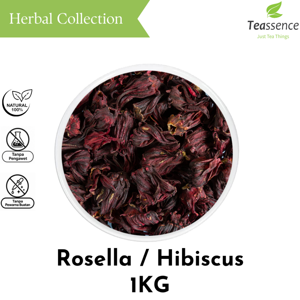 Rosella Dried Flower Pure Tea/ Teh Rosella Kering / Hibiscus / Teh Kembang Sepatu Kering Murni Bulk 