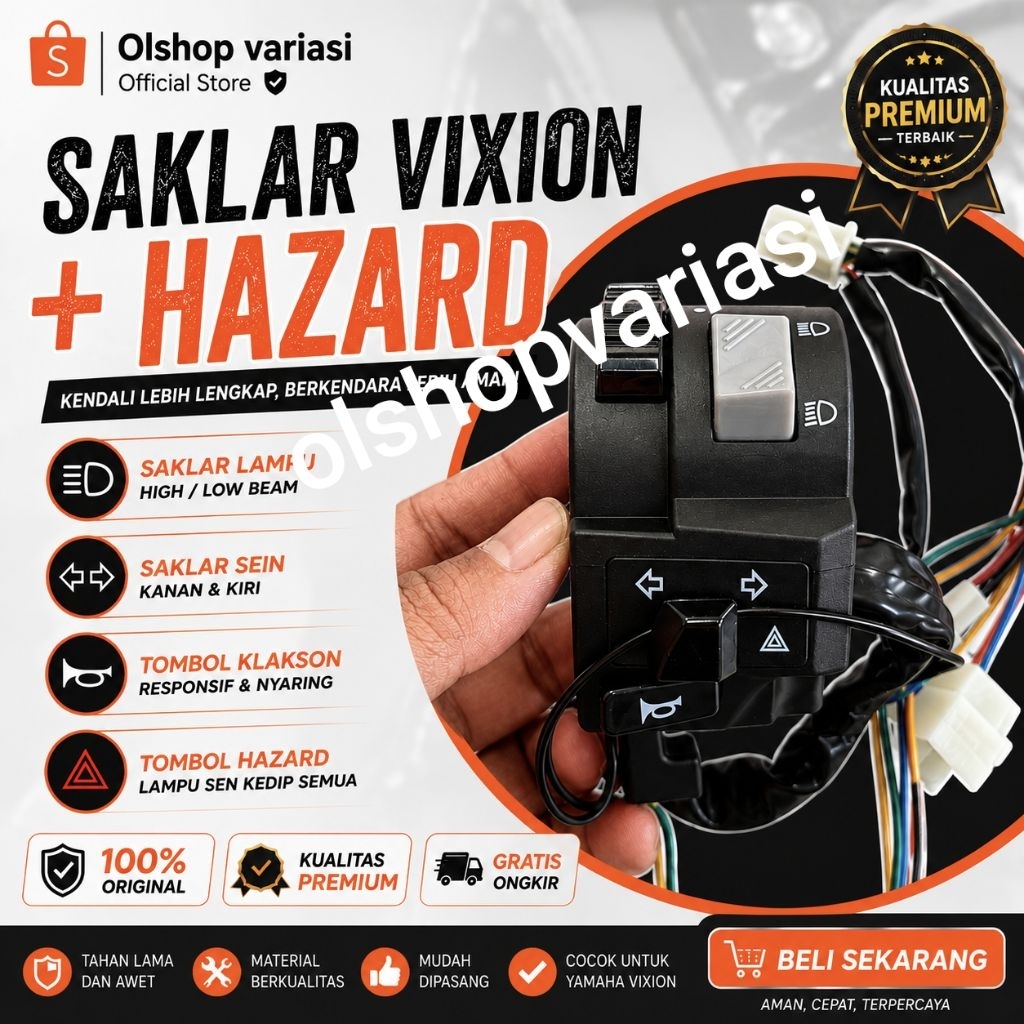 Saklar Vixion  + Hazard