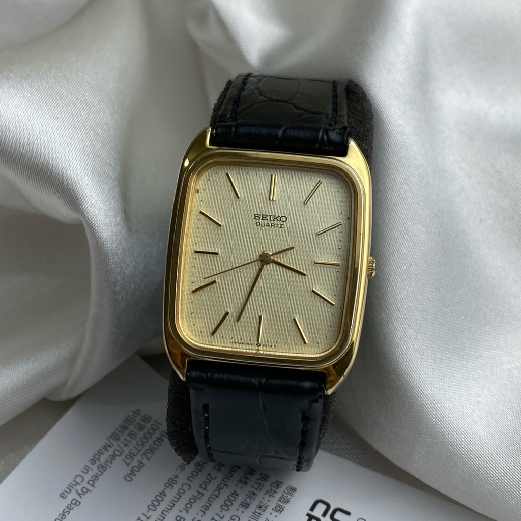 Seiko Textured jam pria second original