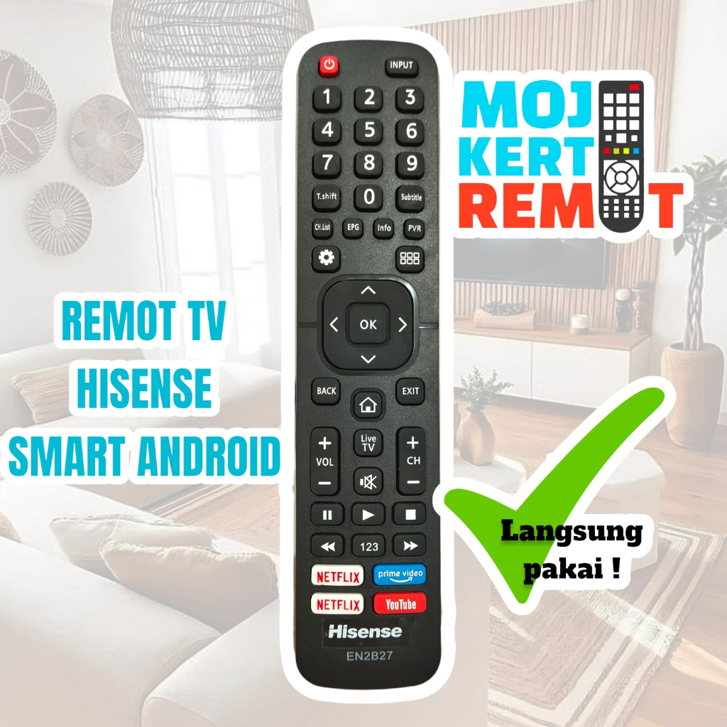 REMOT TV HISENSE SMART ANDROID