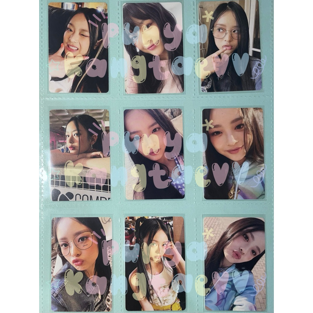 Photocard Hanni Haerin Danielle Hyein PC New Jeans