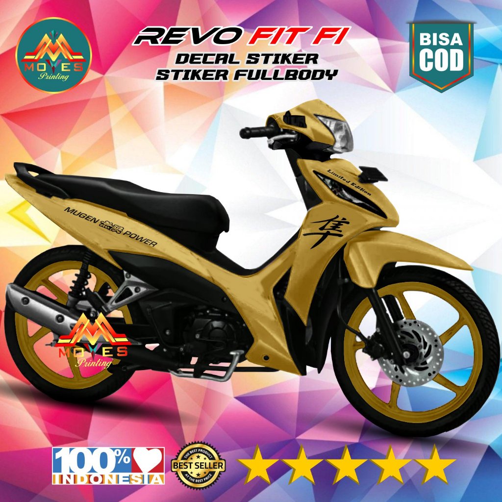 MOYES DECAL. 2 ( COD ) Decal Stiker Revo FIT FI Fullbody_Stiker Decal Full Body Revo Fit Fi Simple