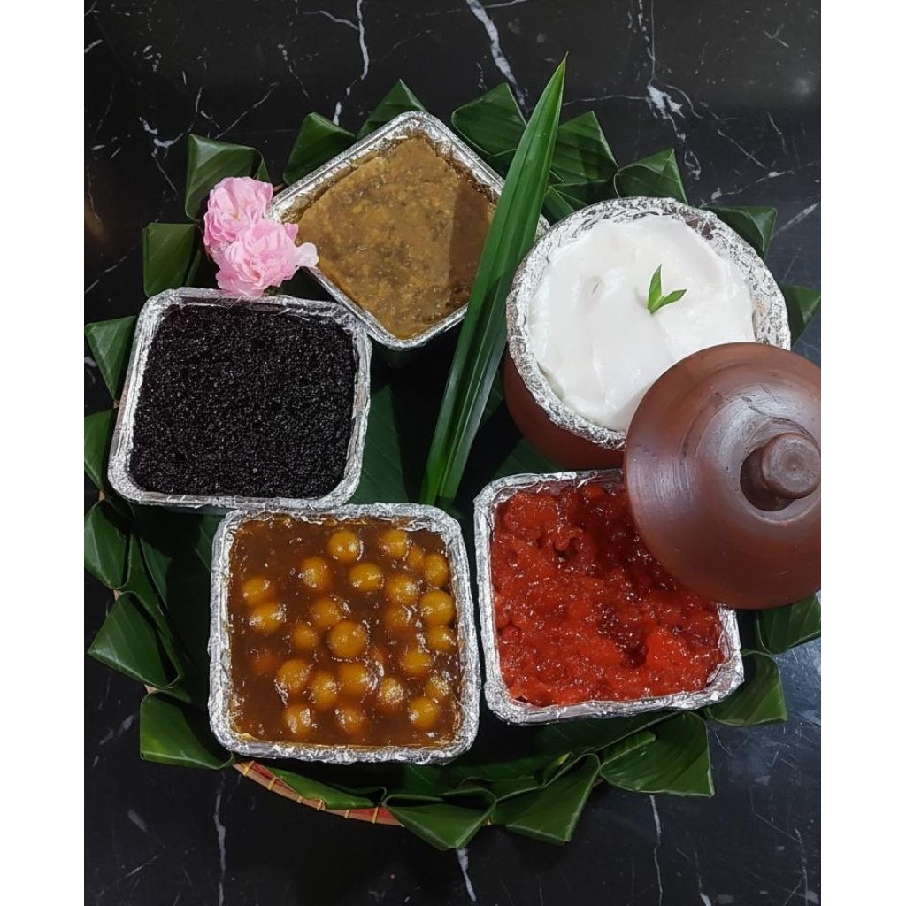 Paket bubur kendil bubur sumsum bubur kacang hijau biji salak mutiara
