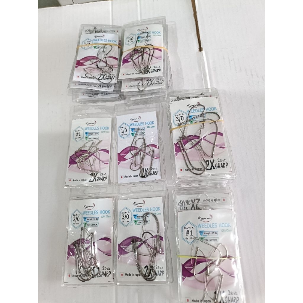 Mata Pancing Pengaman Kyana tipe 254 HCW / Weedles Hook  / Mata Pancing Gabus Safety