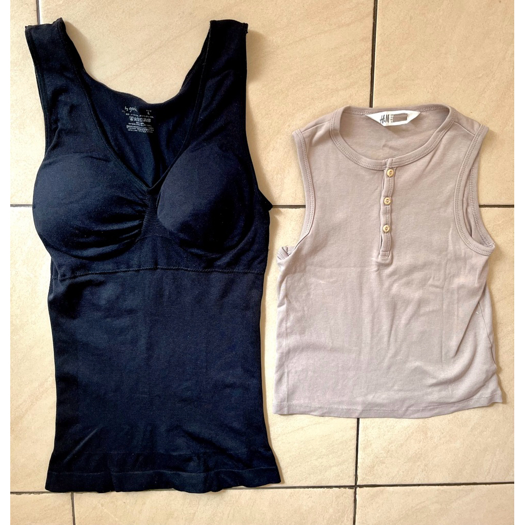Tanktop bra hitam Gratis tanktop H&M/tanktop bra murah/tanktop bra hitam/tanktop olga/tanktop hnm or