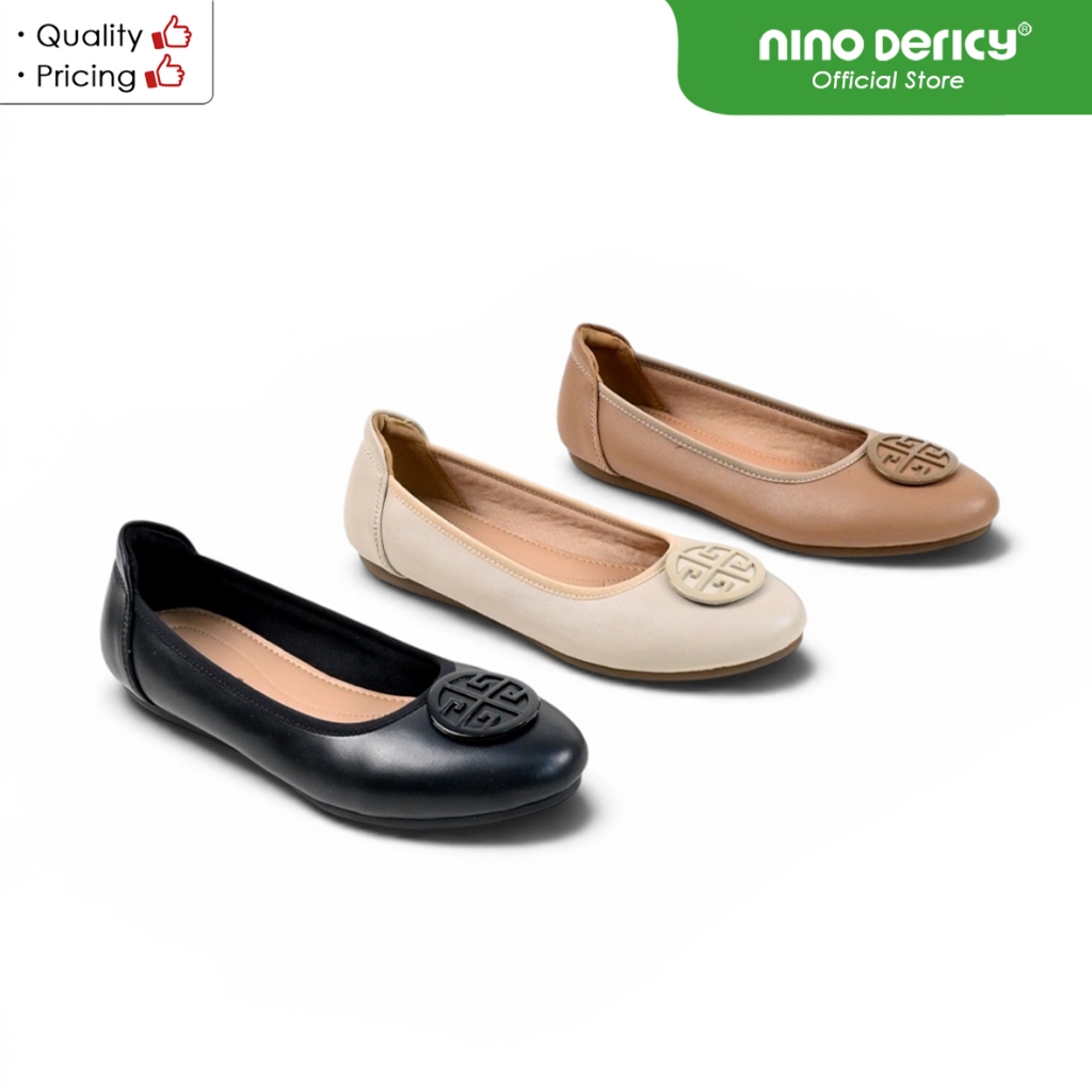 NINO DERICY Bea Flat Shoes Wanita / Sepatu Flat Wanita NCP-B 112 (SIZE 37-43)