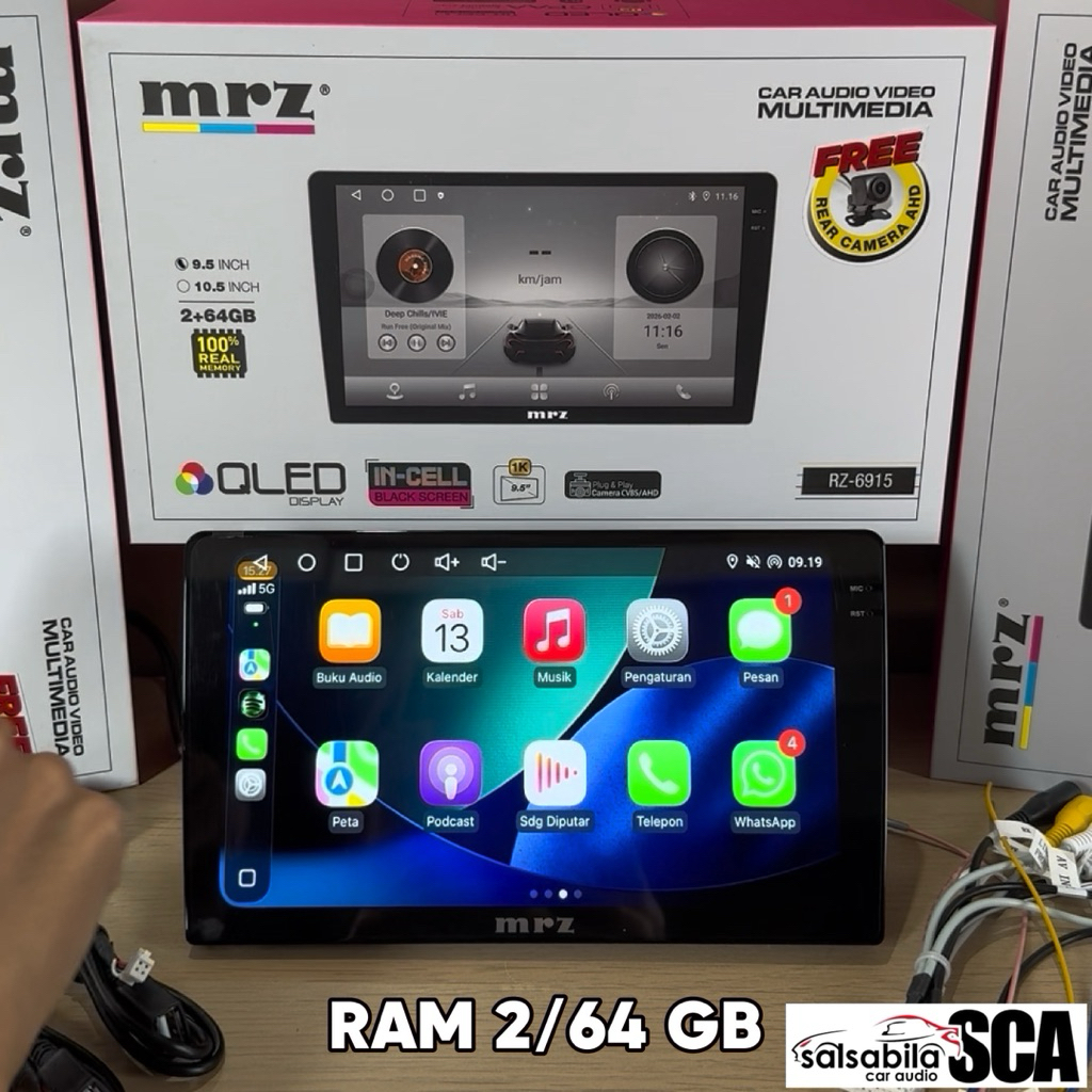 HEAD UNIT ANDROID MRZ RAM 2/64 GB 9” INCH ( FREE KAMERA AHD 720P ) ANDROID MRZ 9 INCH 2/64 GB