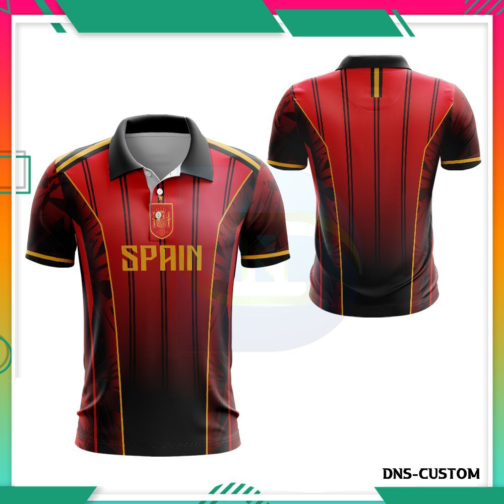 Spain Away Jersey 2026 Baju Polo Jerman Timnas Germany Custom Nama Printing
