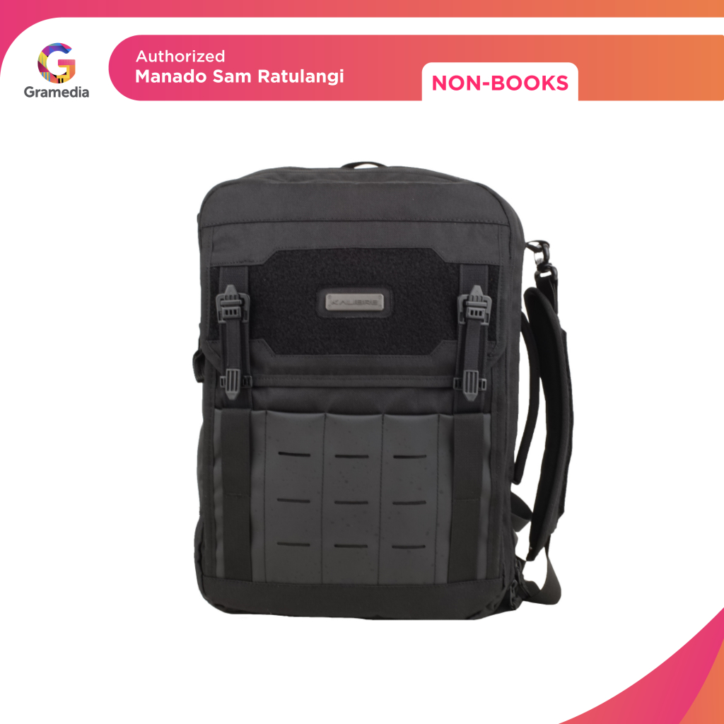 Gramedia Manado - Kalibre Backpack Rodarte 10L Black