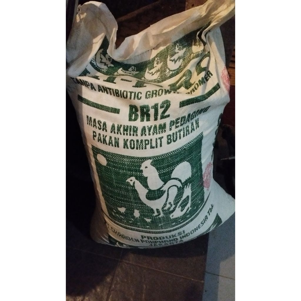pur br12 pokphand pakan ayam pedaging boiler penggemuk