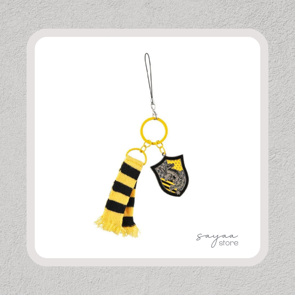 Miniso x Harry Potter Strap Ponsel Syal Gryffindor Hufflepuff Ravenclaw Slytherin Gantungan Tas
