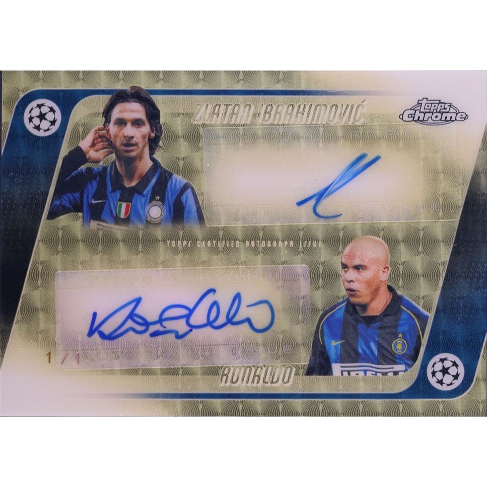Fullprint Replica Kartu Mainan Anak Jadul Bola tanda tangan zlatan, ronaldo